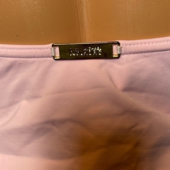 Nwt Michael Kors Deep V-Neck Pink Halter One Piece Swimsuit (SW15) - Picture 7 of 9